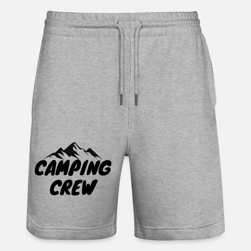 Équipe de camping - Short de jogging bio TRAINER Stanley/Stella unisexe - gris chiné