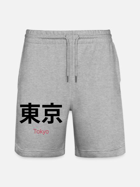 東京 – Tokyo, l’Âme urbaine - Short de jogging bio TRAINER Stanley/Stella unisexe - gris chiné