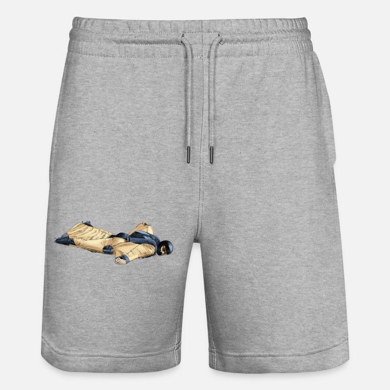 Combinaison ailée - Short de jogging bio TRAINER Stanley/Stella unisexe - gris chiné