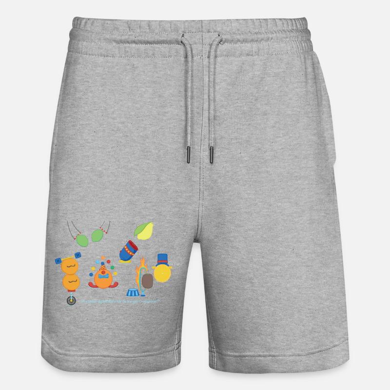 fruits du cirque - Short de jogging bio TRAINER Stanley/Stella unisexe - gris chiné