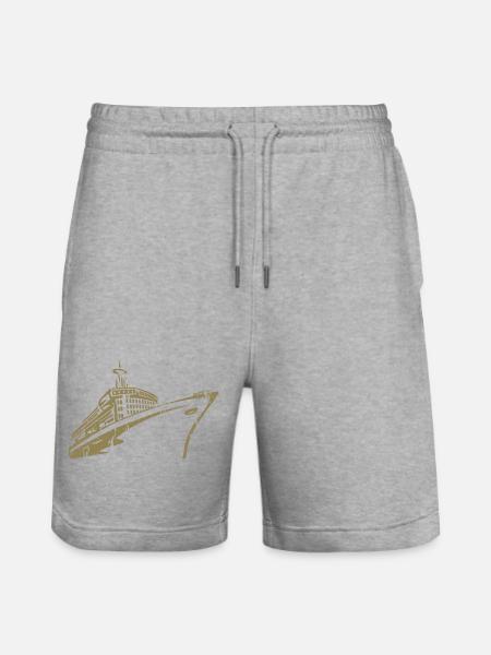 Cruise Ship Cruise Ship Luxury - Stanley/Stella Trainer Unisex Organic Jogging Shorts - heather grey