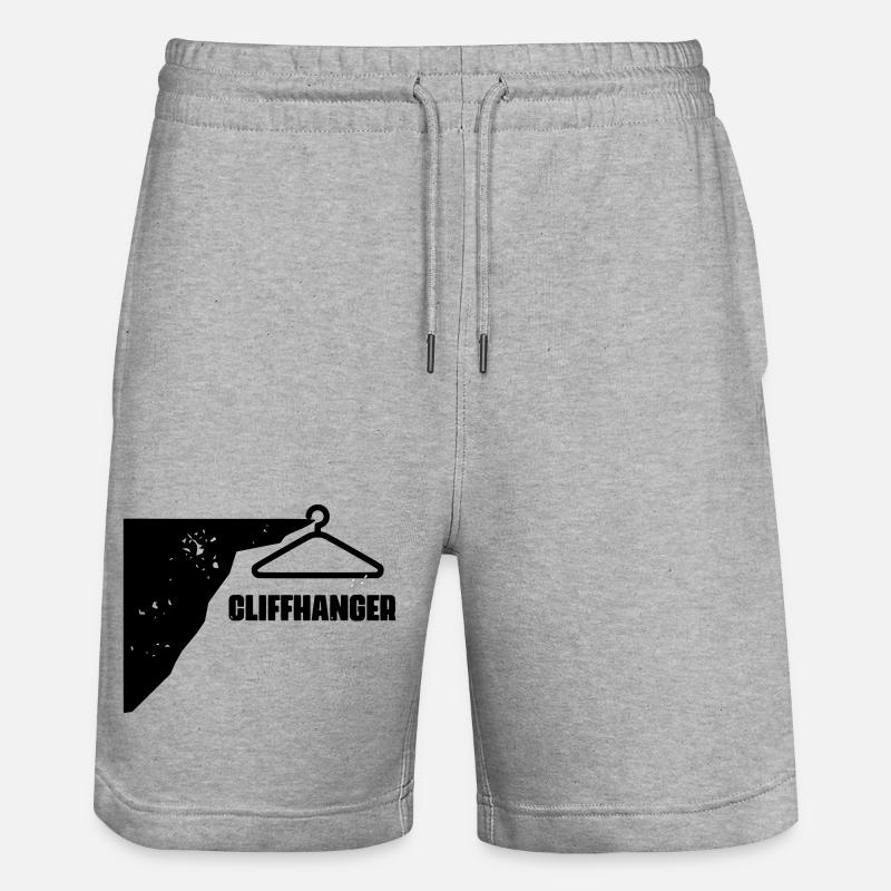 Cliffhanger - Short de jogging bio TRAINER Stanley/Stella unisexe - gris chiné