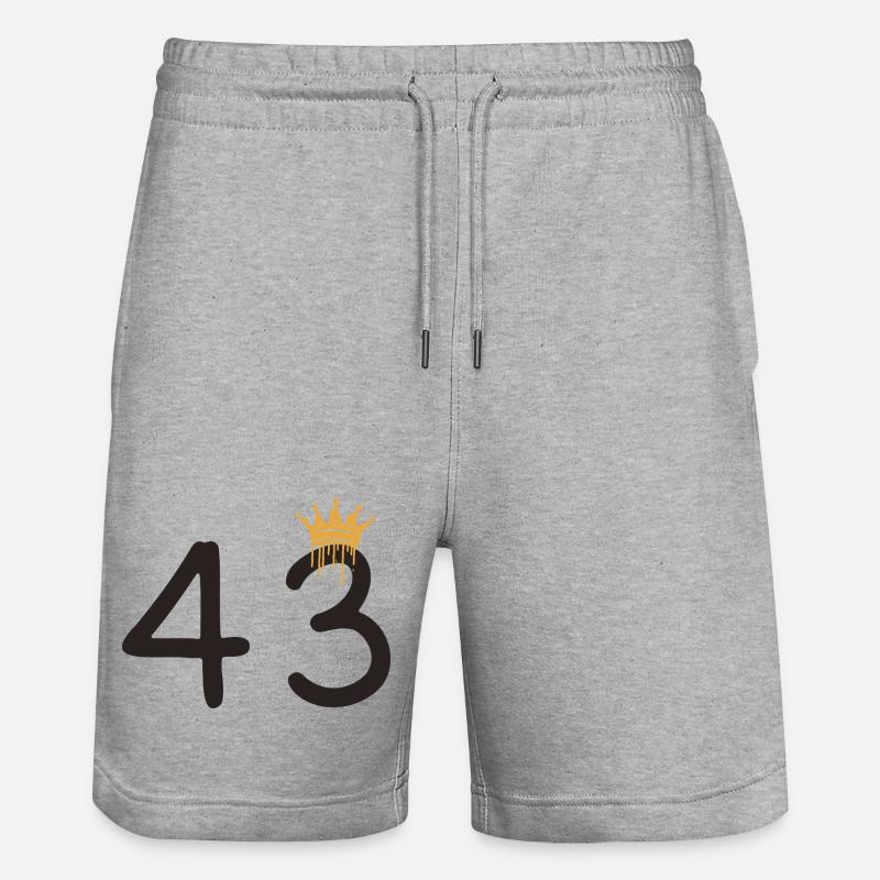 43 - Short de jogging bio TRAINER Stanley/Stella unisexe - gris chiné
