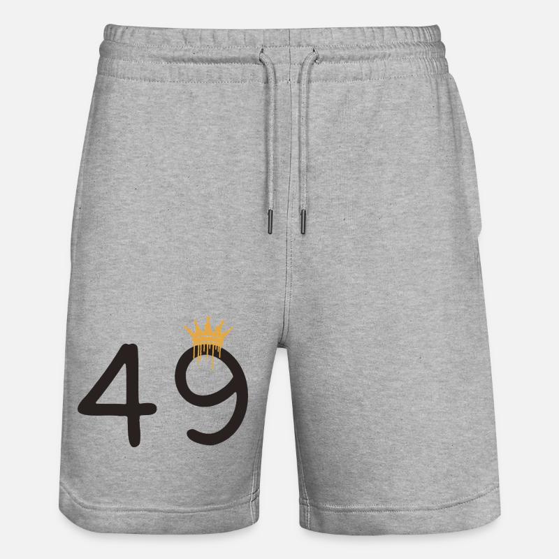 49 - Short de jogging bio TRAINER Stanley/Stella unisexe - gris chiné