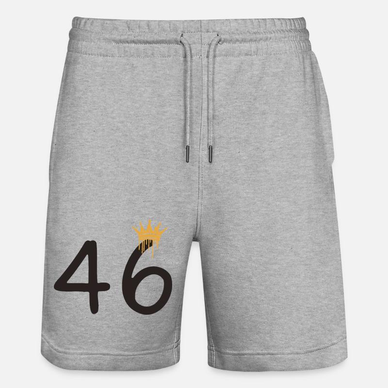 46 - Short de jogging bio TRAINER Stanley/Stella unisexe - gris chiné