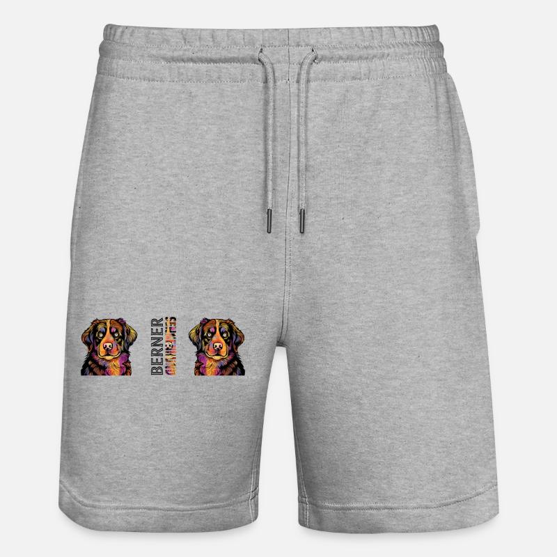 Bouvier bernois - Short de jogging bio TRAINER Stanley/Stella unisexe - gris chiné