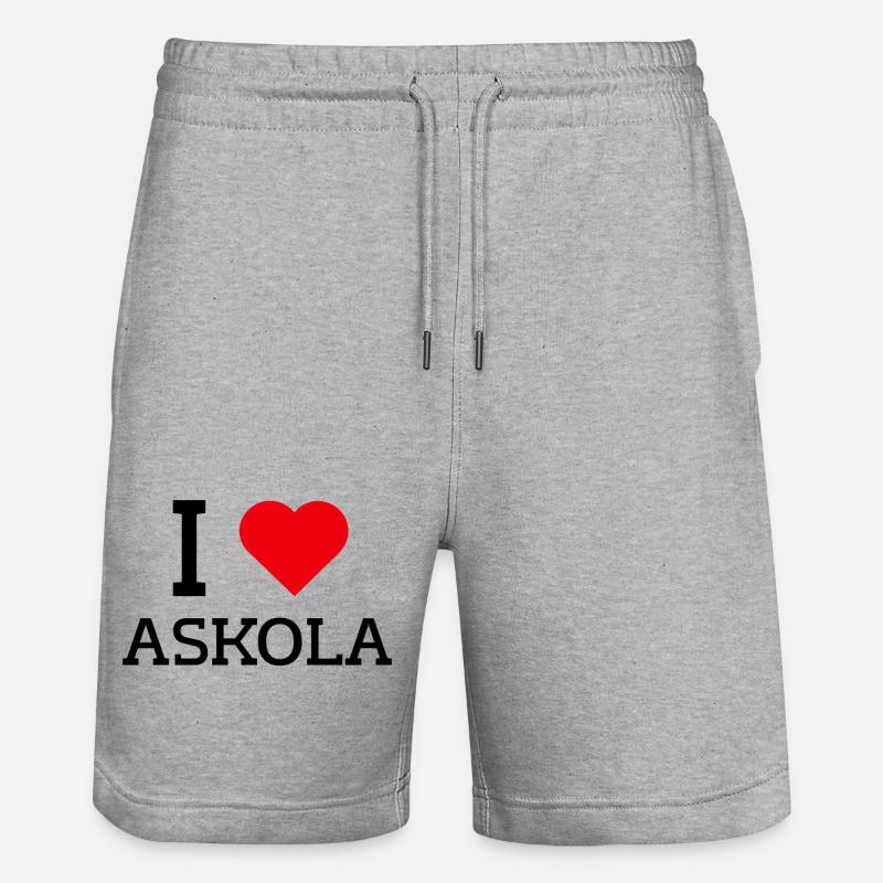 J’adore Askola - Short de jogging bio TRAINER Stanley/Stella unisexe - gris chiné