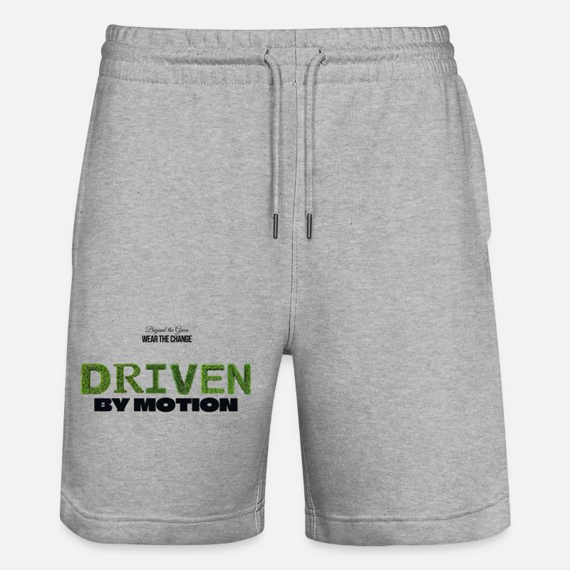 Driven by Motion - Stanley/Stella Unisex Bio Joggingshorts Trainer  - Grau meliert
