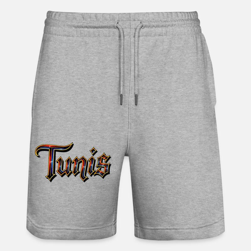 Tunis - Short de jogging bio TRAINER Stanley/Stella unisexe - gris chiné