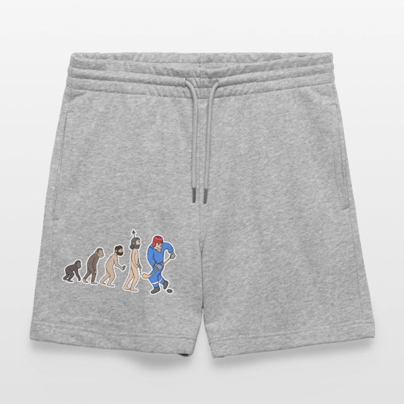 Evolution Eishockeyspieler  Stanley/Stella Trainer Unisex Organic Jogging Shorts
