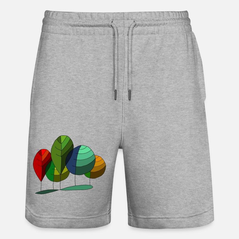 Arbre - Short de jogging bio TRAINER Stanley/Stella unisexe - gris chiné