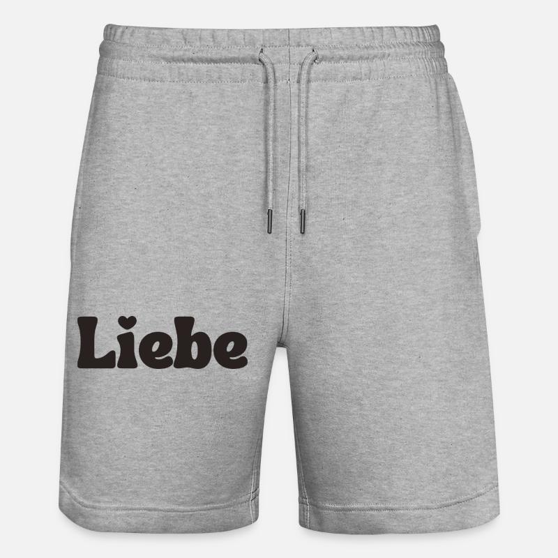 Amour - Short de jogging bio TRAINER Stanley/Stella unisexe - gris chiné
