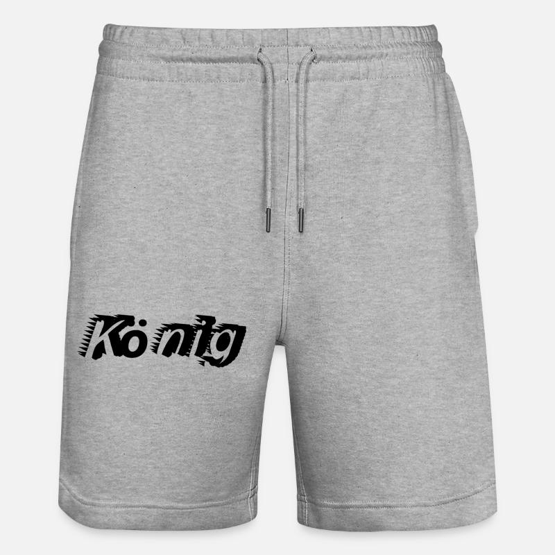 roi - Short de jogging bio TRAINER Stanley/Stella unisexe - gris chiné