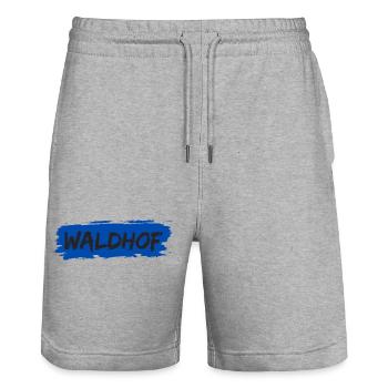 Waldhof - Stanley/Stella Unisex Bio Joggingshorts Trainer  - Grau meliert - Vorne - Nik (191cm) & Marisol (170cm)