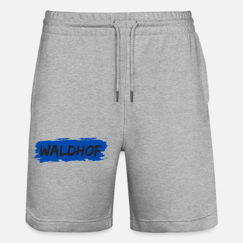 Waldhof - Short de jogging bio TRAINER Stanley/Stella unisexe - gris chiné