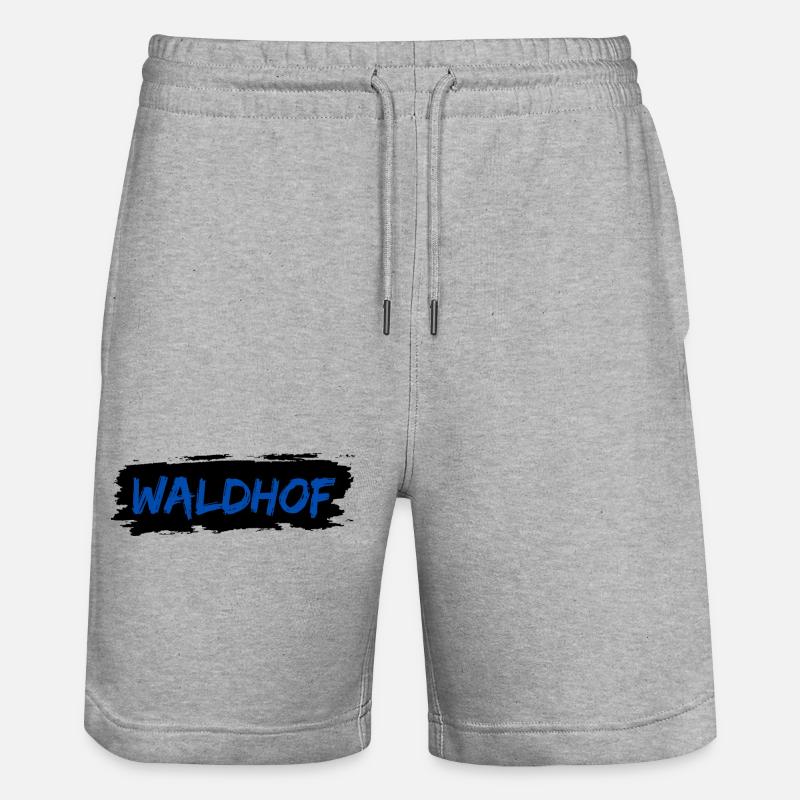 Waldhof - Short de jogging bio TRAINER Stanley/Stella unisexe - gris chiné
