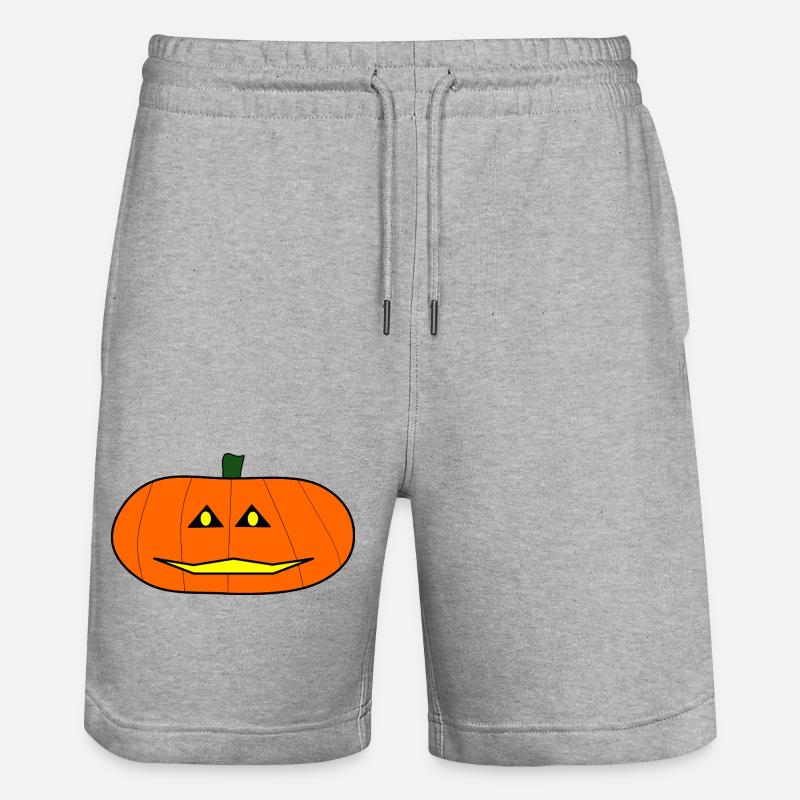 HALLOWEEN. CITROUILLE. CITROUILLE HALLOWEEN - Short de jogging bio TRAINER Stanley/Stella unisexe - gris chiné
