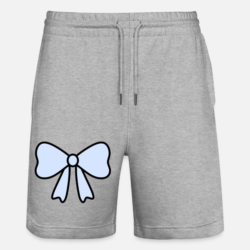 Conception délicate de l’arc bleu clair - Short de jogging bio TRAINER Stanley/Stella unisexe - gris chiné