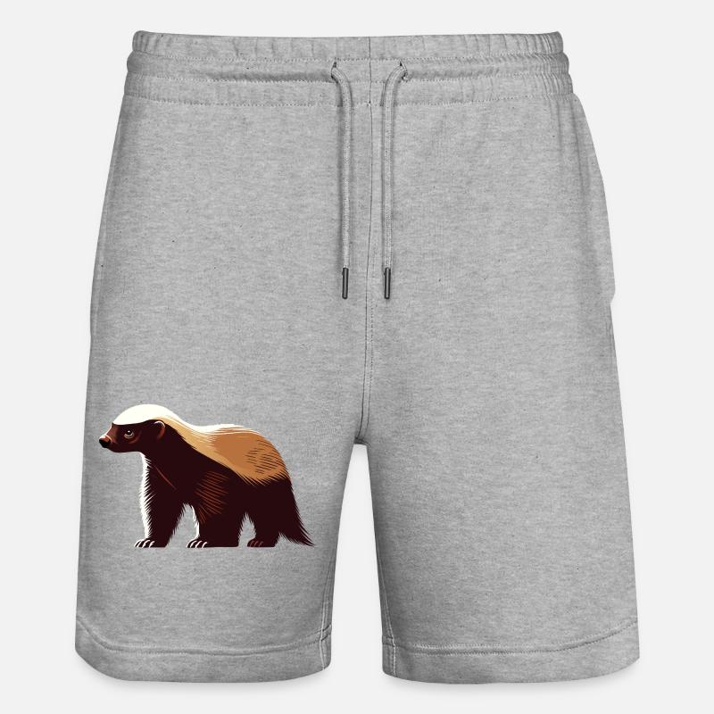 Ratele - Pantaloncini da jogger ecologici unisex Trainer di Stanley/Stella - grigio melange