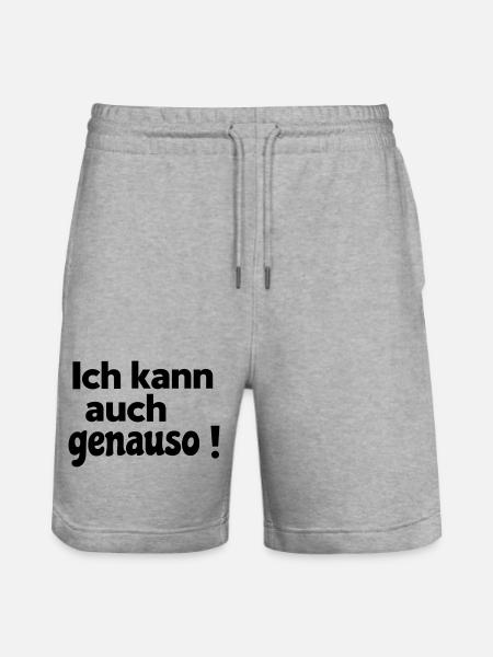 just as - Stanley/Stella Trainer Unisex Organic Jogging Shorts - heather grey