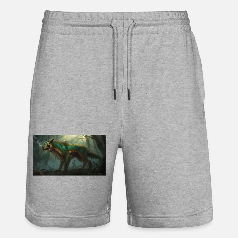 Dragontiger 2 - Short de jogging bio TRAINER Stanley/Stella unisexe - gris chiné