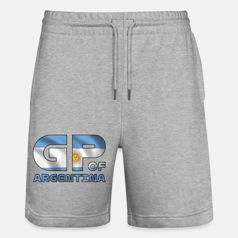 argentina_gp - Short de jogging bio TRAINER Stanley/Stella unisexe - gris chiné