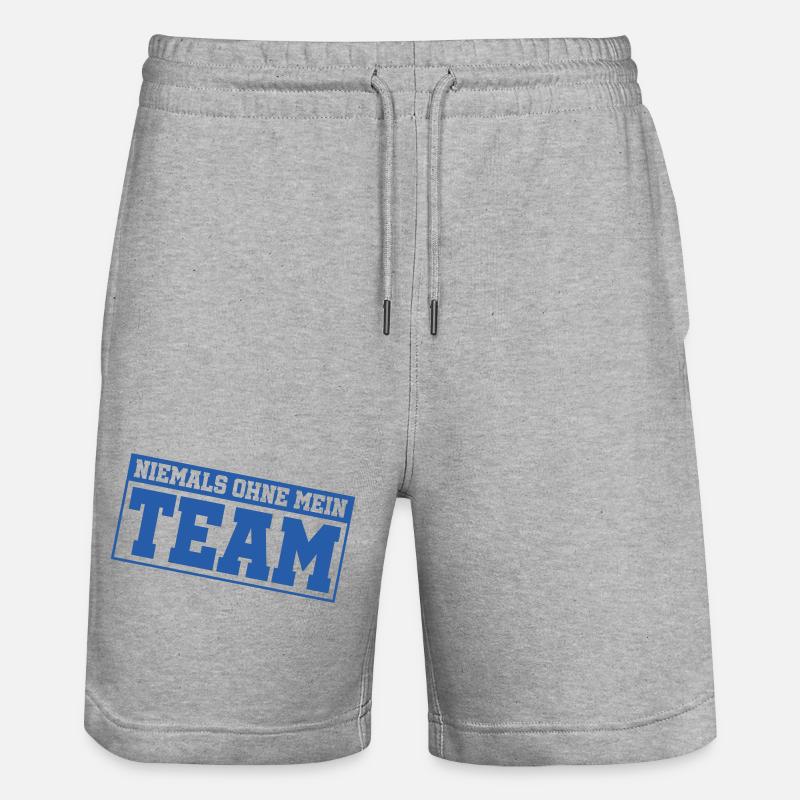 Mon équipe - Short de jogging bio TRAINER Stanley/Stella unisexe - gris chiné