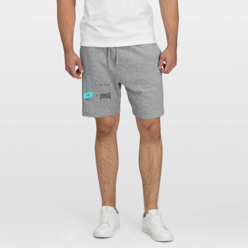 Code vs Sleep: Coder im Schlafmodus Stanley/Stella Unisex Bio Joggingshorts Trainer 