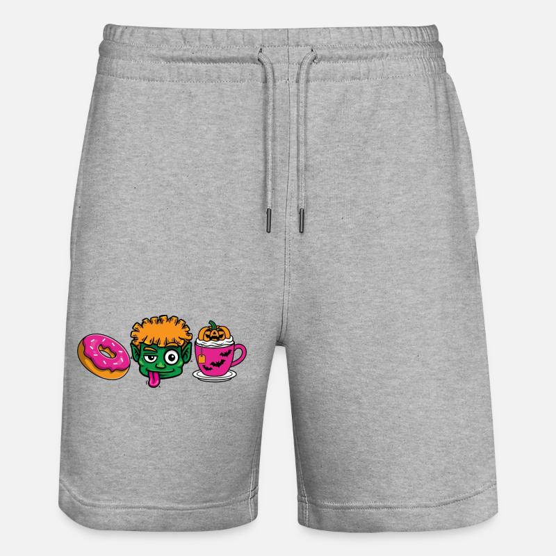 OGRE_TIME - Short de jogging bio TRAINER Stanley/Stella unisexe - gris chiné