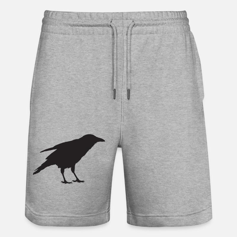 Crow II - Short de jogging bio TRAINER Stanley/Stella unisexe - gris chiné