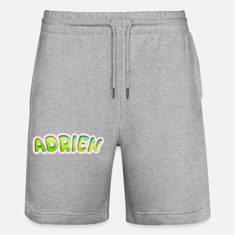 Cadeau pour Adrien - Short de jogging bio TRAINER Stanley/Stella unisexe - gris chiné