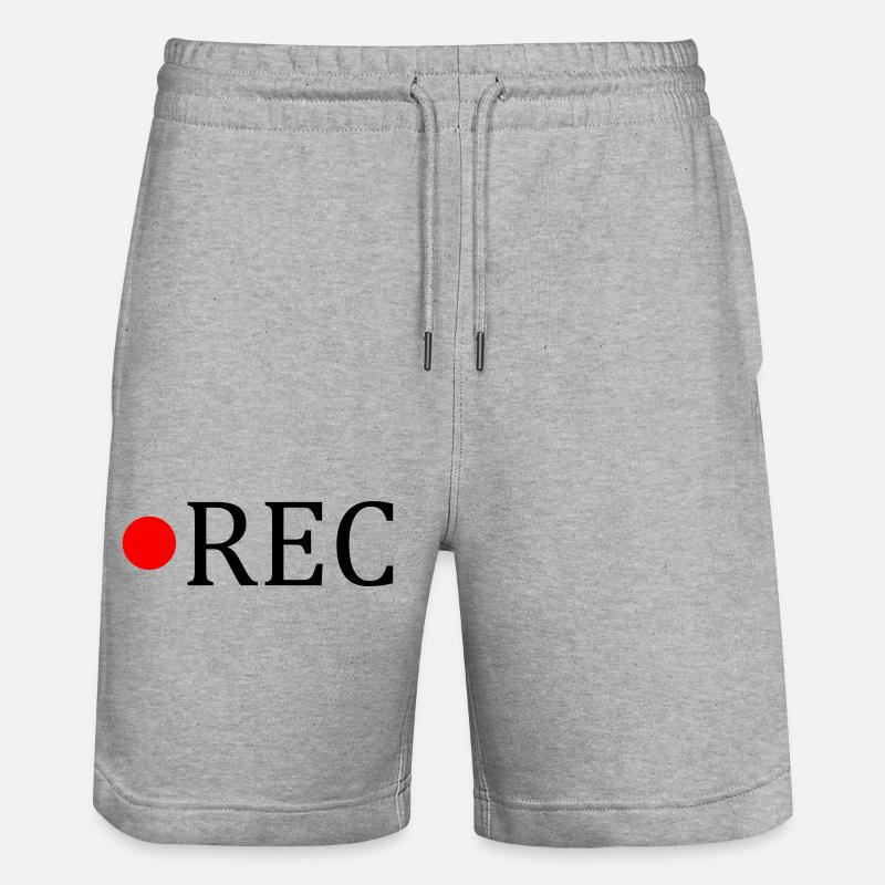 Rec - Stanley/Stella Unisex Bio Joggingshorts Trainer  - Grau meliert