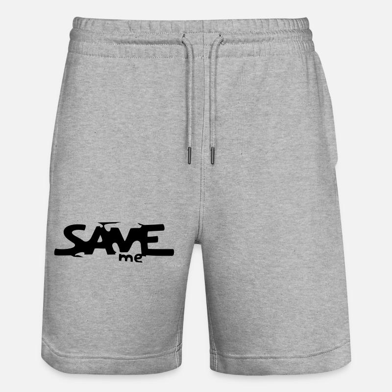 Sauve-moi - Short de jogging bio TRAINER Stanley/Stella unisexe - gris chiné