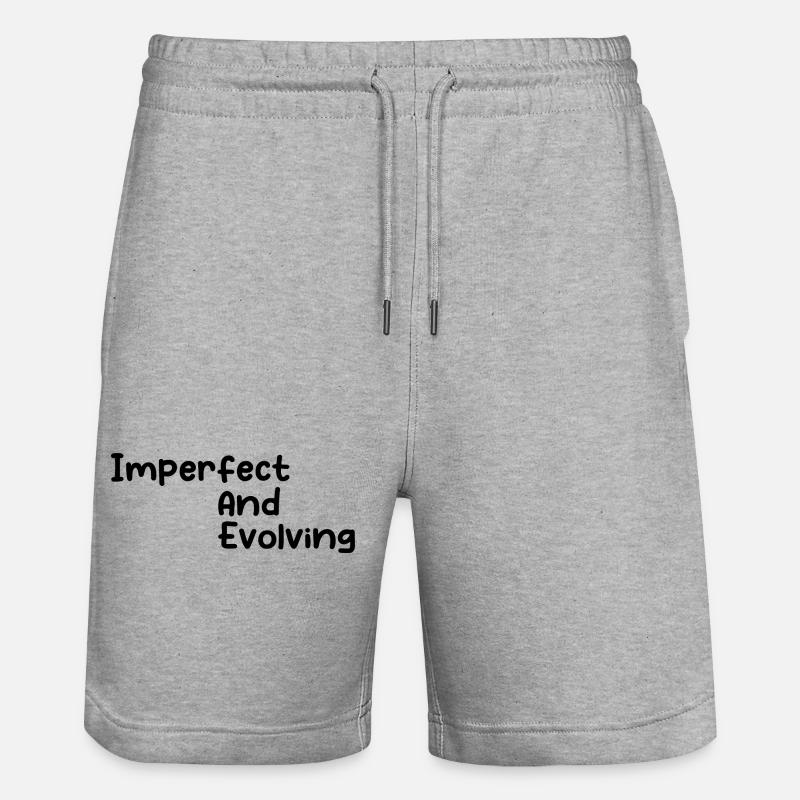 Imperfect and evolving - Short de jogging bio TRAINER Stanley/Stella unisexe - gris chiné