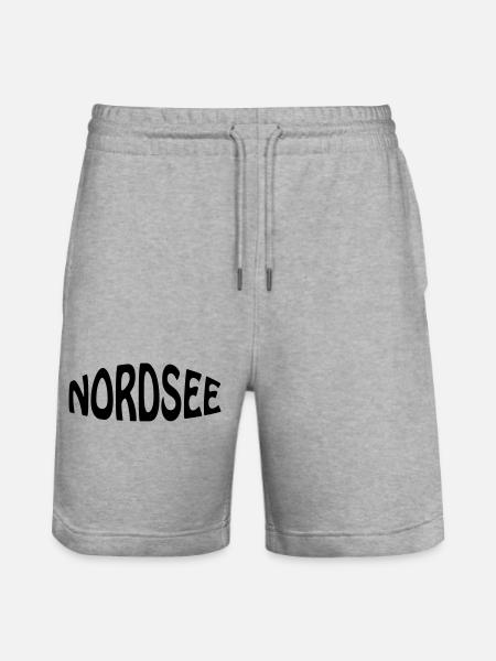 NORDSEE - Stanley/Stella Unisex Bio Joggingshorts Trainer - Grau meliert