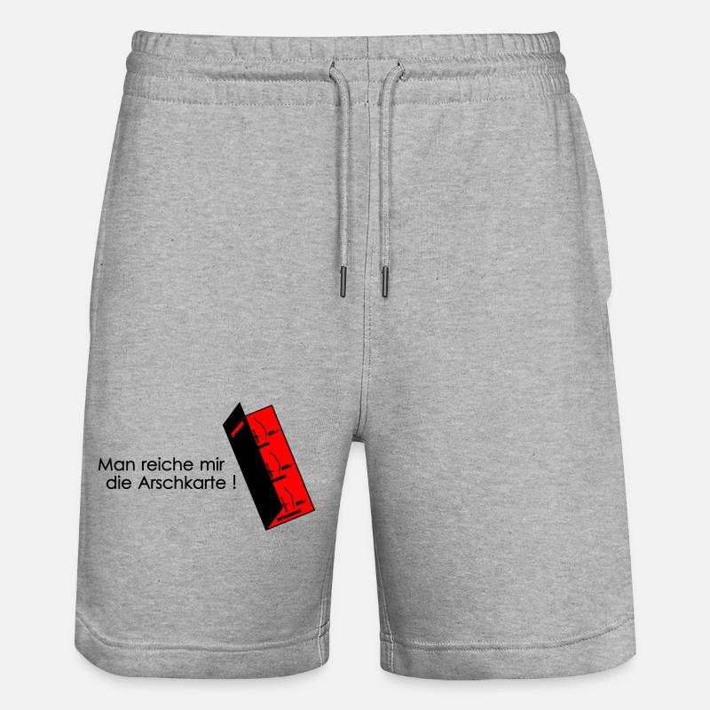 Carte du cul - Short de jogging bio TRAINER Stanley/Stella unisexe - gris chiné