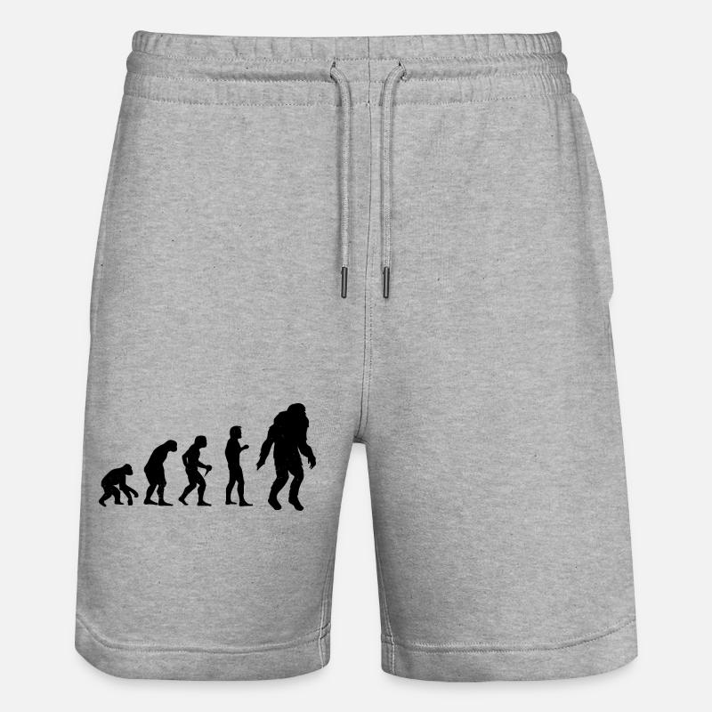 Bigfoot Sasquatch Cache-cache Dictons - Short de jogging bio TRAINER Stanley/Stella unisexe - gris chiné
