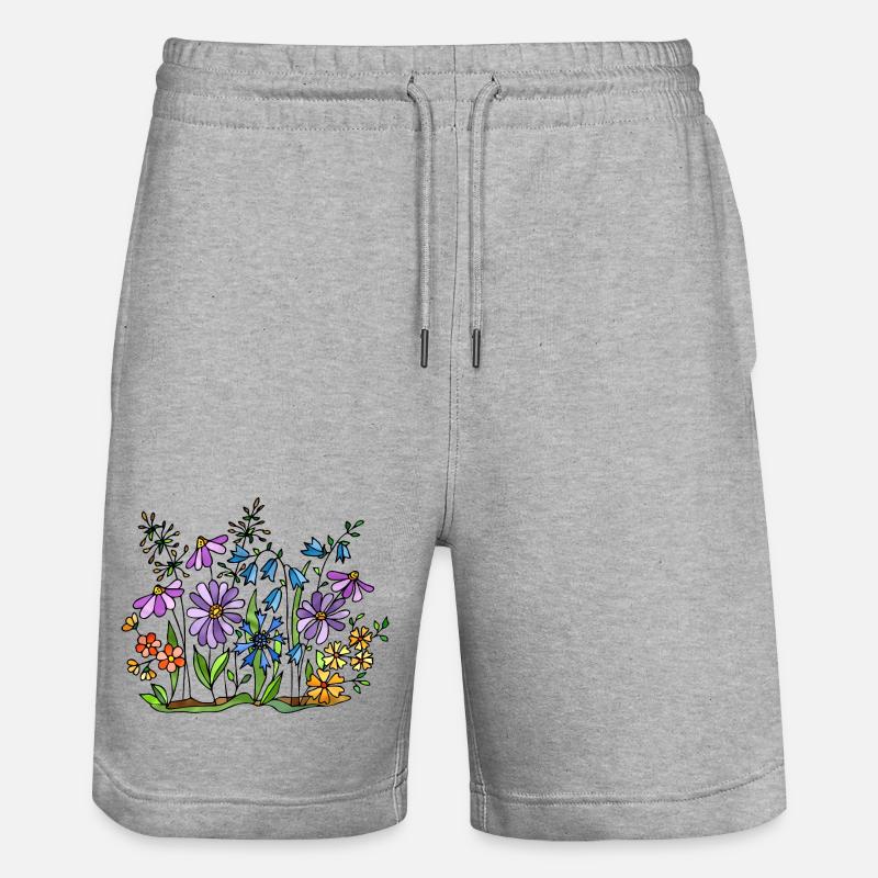 Fleur - Short de jogging bio TRAINER Stanley/Stella unisexe - gris chiné