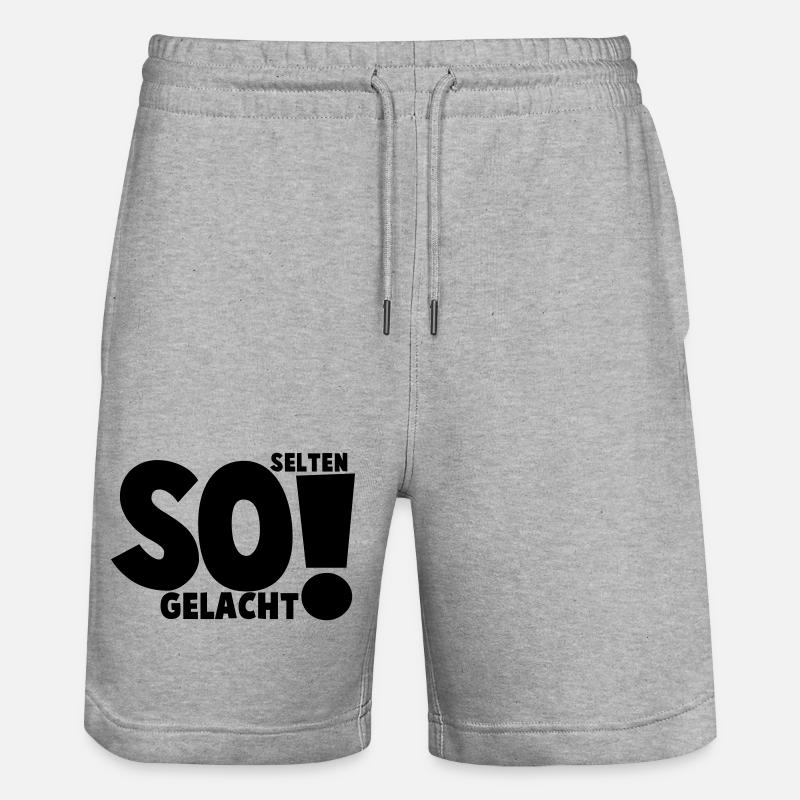 A rarement autant ri - Short de jogging bio TRAINER Stanley/Stella unisexe - gris chiné