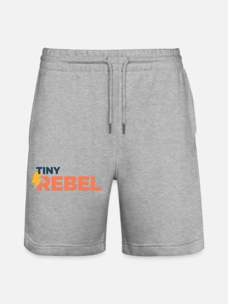 Tiny rebel - Stanley/Stella Trainer Unisex Organic Jogging Shorts - heather grey