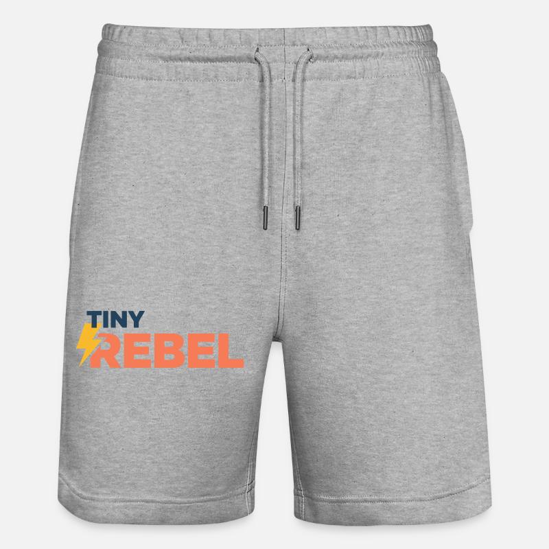Tiny rebel - Short de jogging bio TRAINER Stanley/Stella unisexe - gris chiné