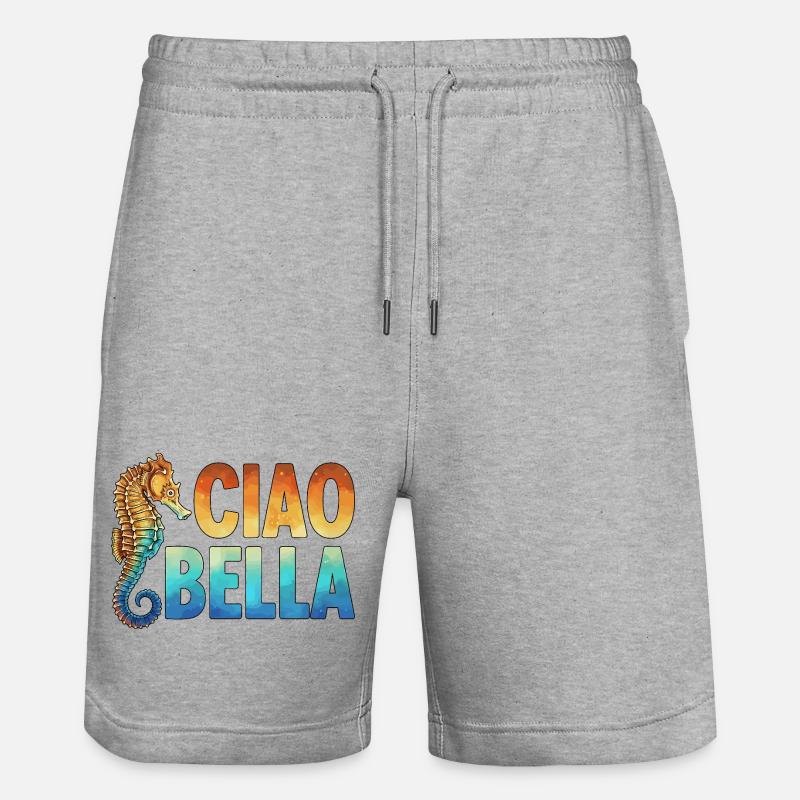Ciao Bella - Short de jogging bio TRAINER Stanley/Stella unisexe - gris chiné