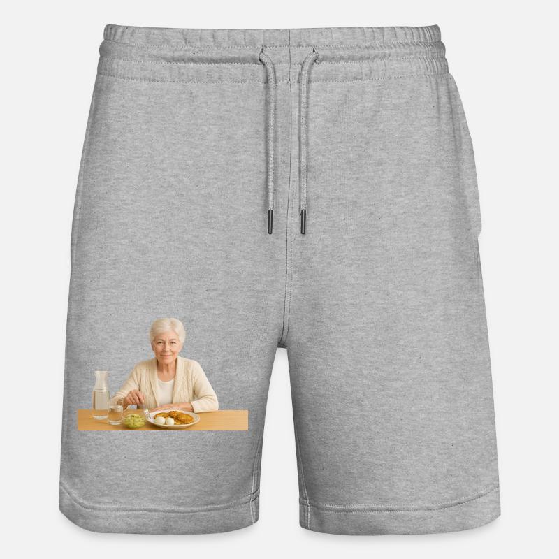 Déjeuner - Short de jogging bio TRAINER Stanley/Stella unisexe - gris chiné