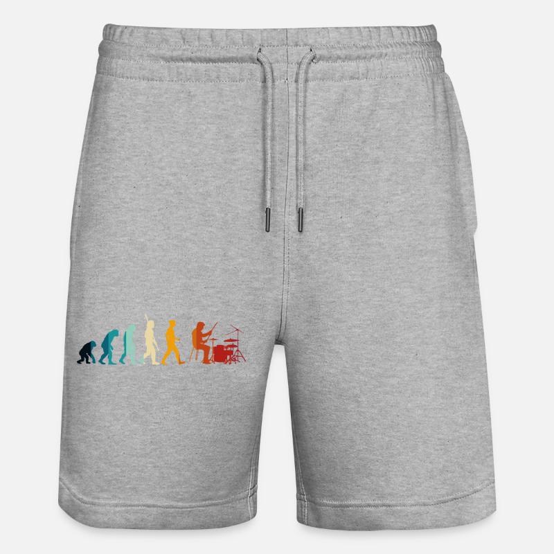 Évolution de la batterie - Short de jogging bio TRAINER Stanley/Stella unisexe - gris chiné