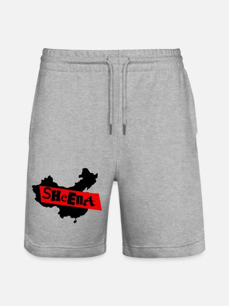 Sheena Punk - Stanley/Stella Trainer Unisex Organic Jogging Shorts - heather grey
