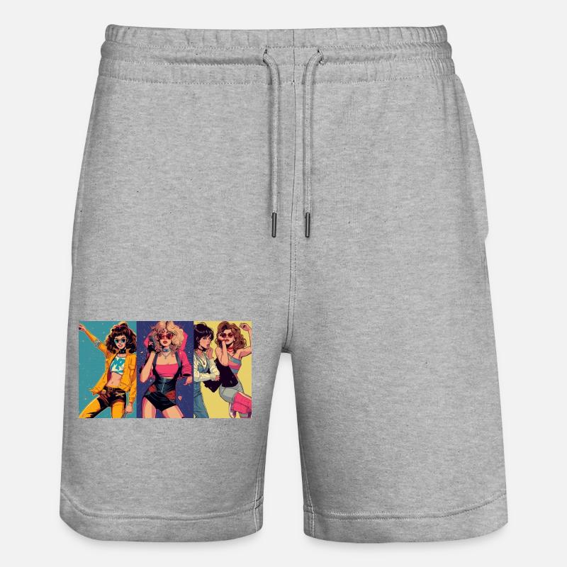 Femme Cool - Short de jogging bio TRAINER Stanley/Stella unisexe - gris chiné