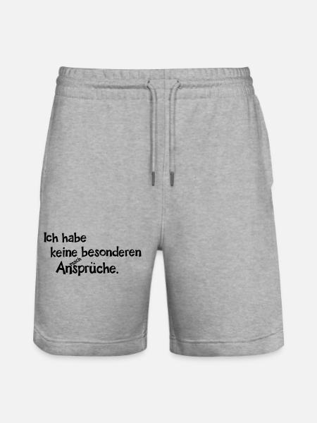no special pick-up requirements - Stanley/Stella Trainer Unisex Organic Jogging Shorts - heather grey