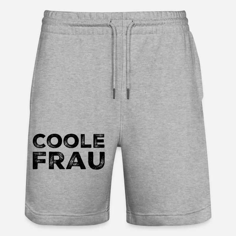 Femme cool - Short de jogging bio TRAINER Stanley/Stella unisexe - gris chiné