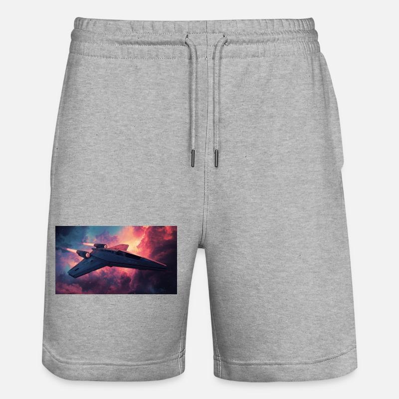 Astronef - Short de jogging bio TRAINER Stanley/Stella unisexe - gris chiné