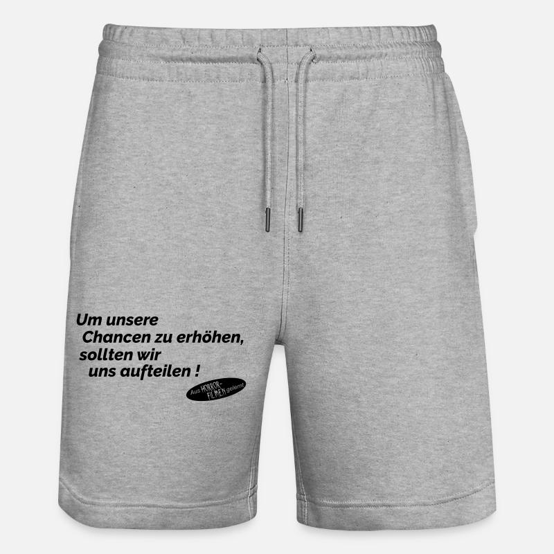 Augmenter les opportunités - Short de jogging bio TRAINER Stanley/Stella unisexe - gris chiné